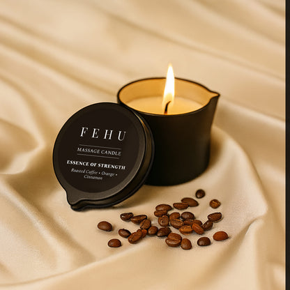 Masážní svíčka „Esence Síly“, 30 g.