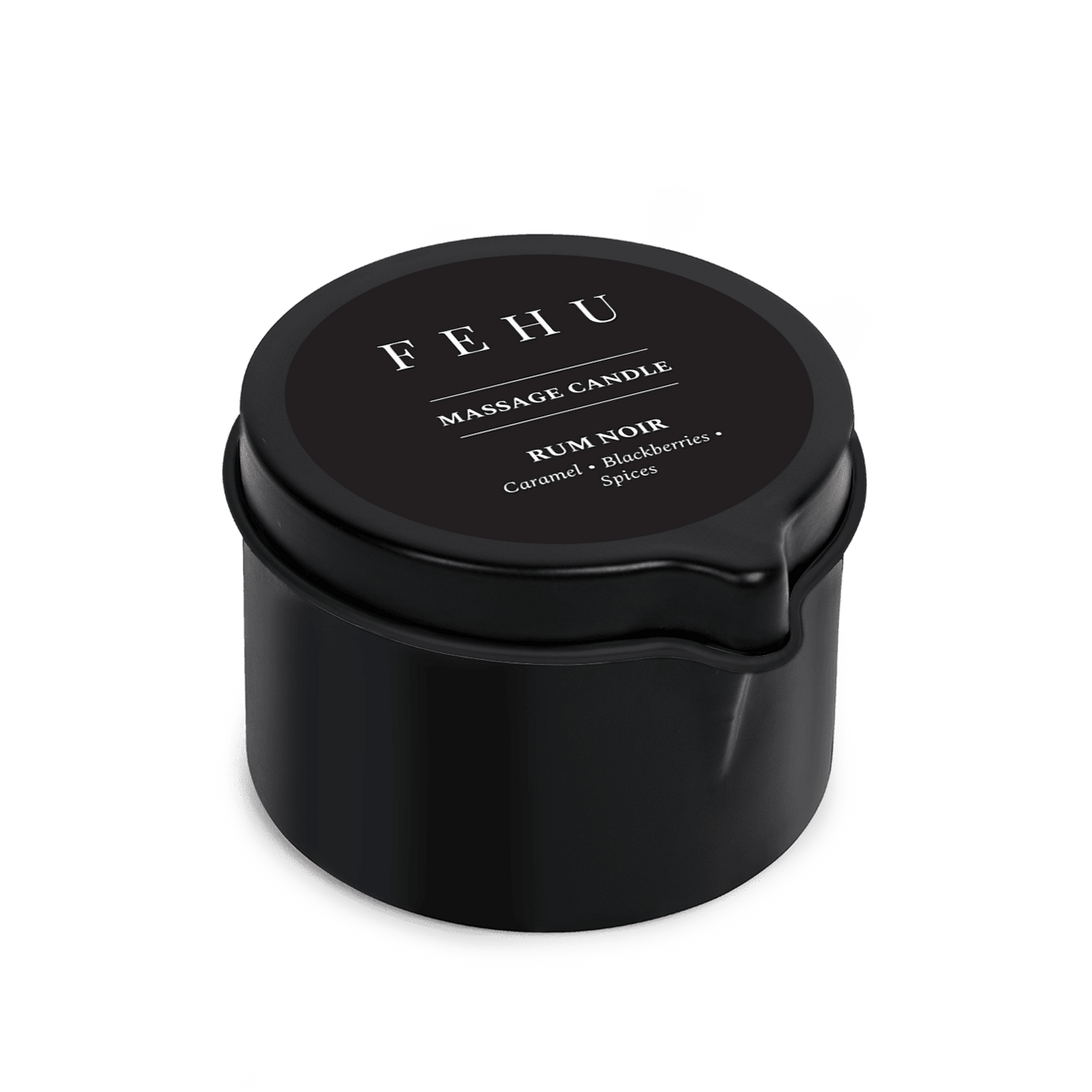Masážní svíčka Rum Noir, 100 g.