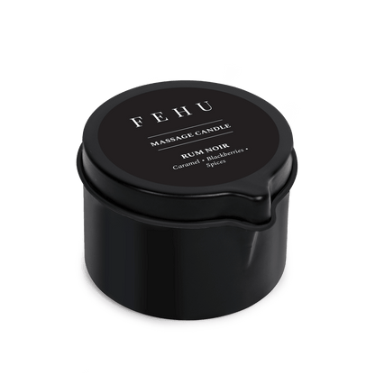 Masážní svíčka Rum Noir, 100 g.