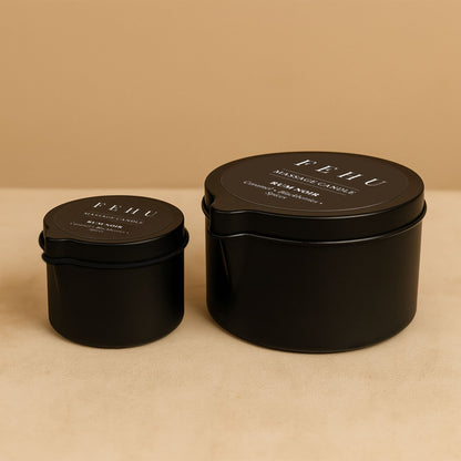 Masážní svíčka Rum Noir, 100 g.