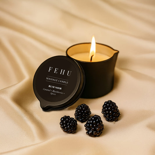 Masážní svíčka Rum Noir, 30 g.